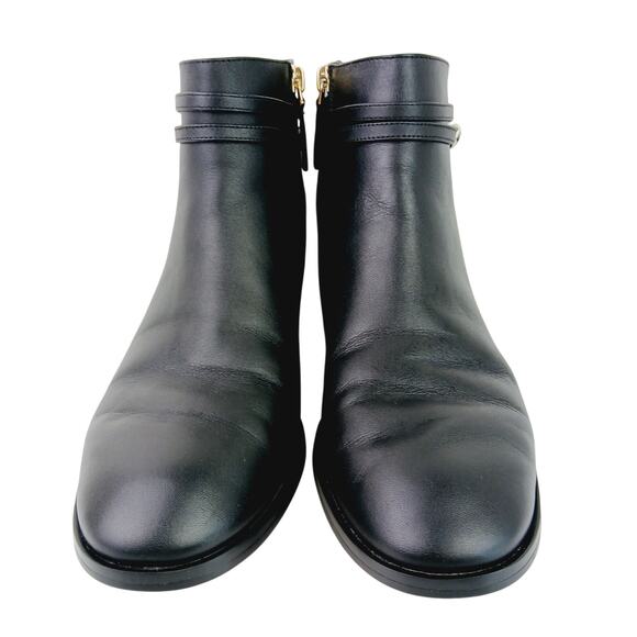 Kate Spade SZ 9.5 Women's Stable Black Leather Bootie - Picture 5 of 9